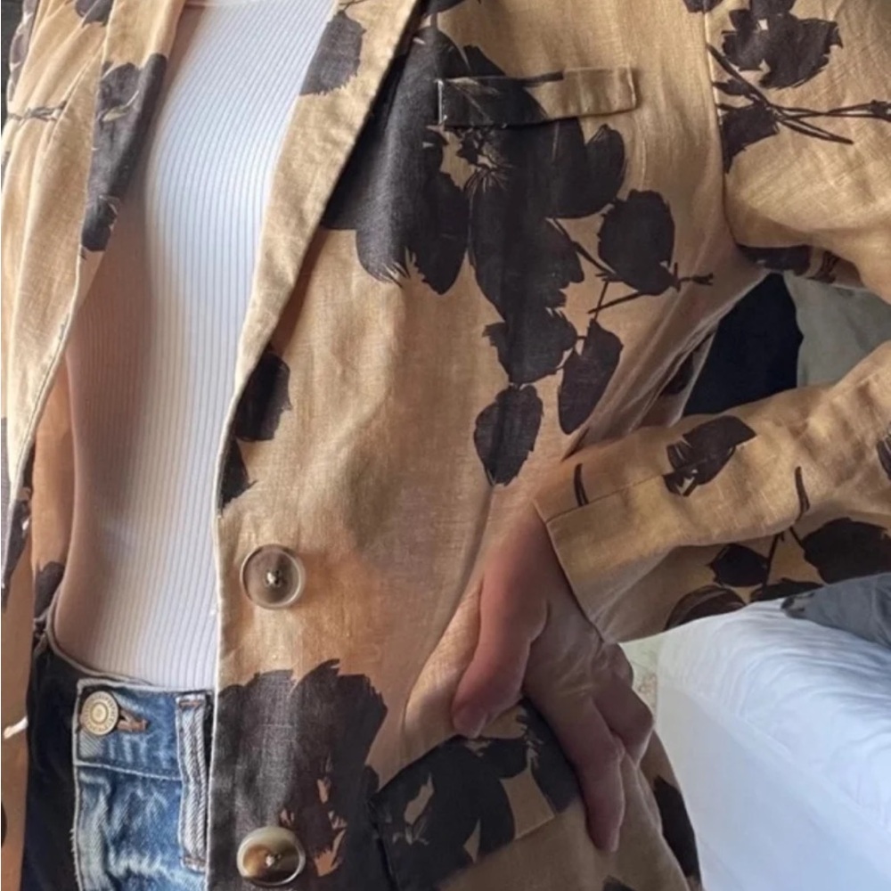 Merona floral blazer